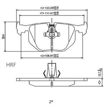 Brzdové destičky pro Bmw